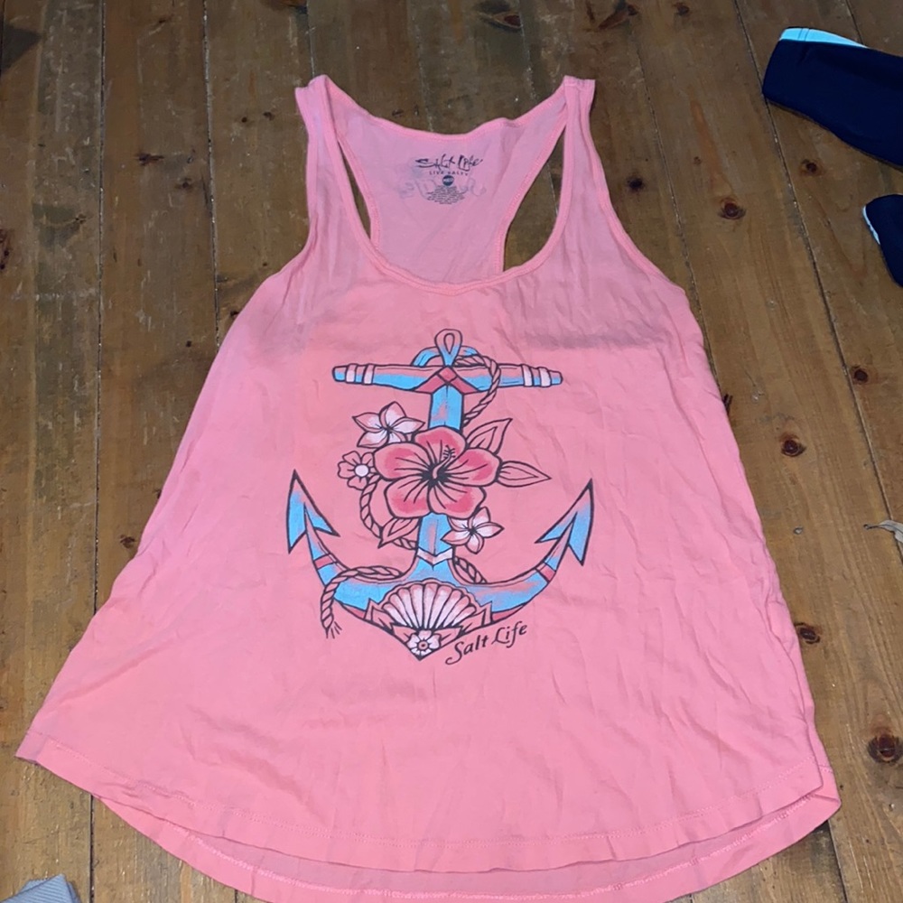 Salt Life size medium coral tank top